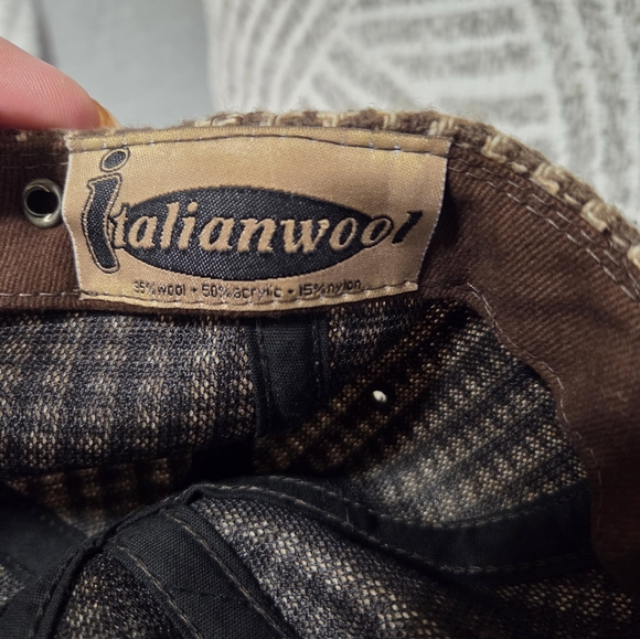 Vtg YounganTweed‎ Houndstooth Wool Baseball Cap - Picture 11 of 12